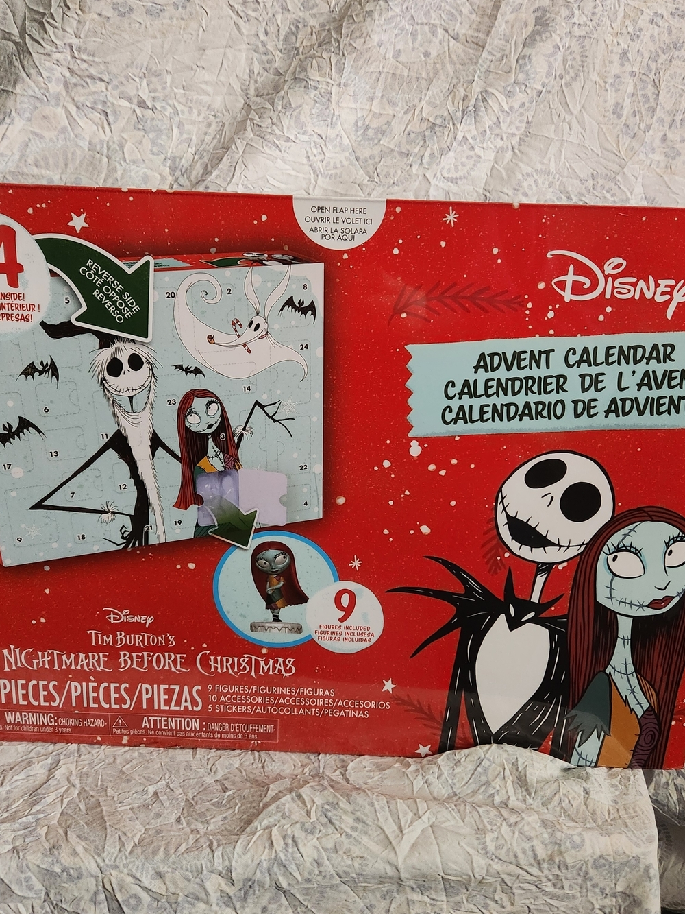 Disney The Nightmare Before Christmas Advent Calendar - Red & Black